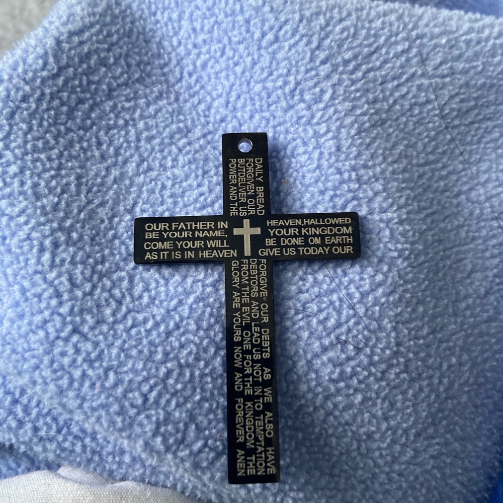 Cross pendent